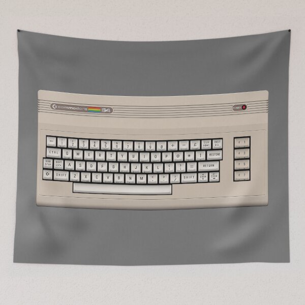 Item preview, Commodore 64 Full Computer - Version 6 - Rainbow Badge designed and sold by ABSTRACT-IVISM.