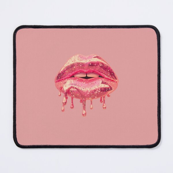 Item preview, Glittery pink lips  designed and sold by leylakidesign.