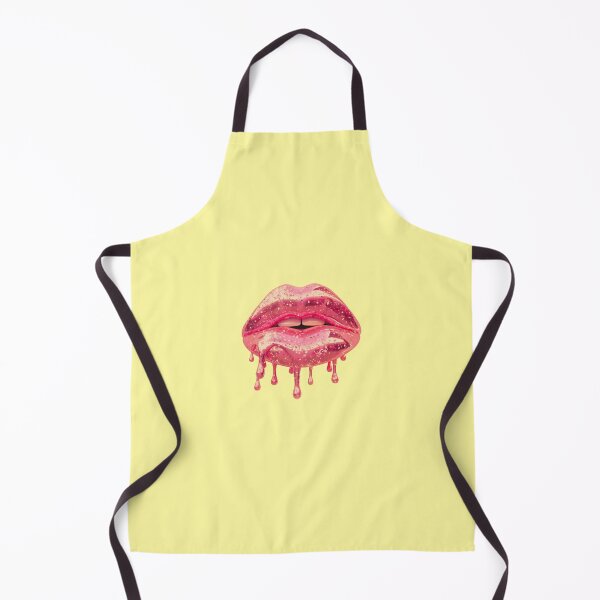 Item preview, Glittery pink lips designed and sold by leylakidesign.
