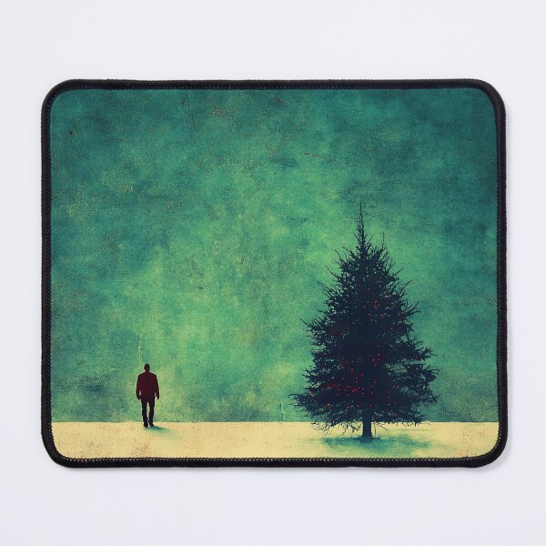 Item preview, christmas tree - melancholic christmas art  designed and sold by ForsakenFrames.