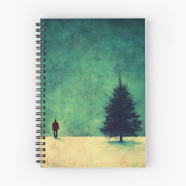 Item preview, christmas tree - melancholic christmas art  designed and sold by ForsakenFrames.