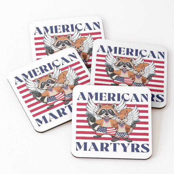 Item preview, American Martyrs (Peanut & Fred) designed and sold by ItsGoodToBeMe.