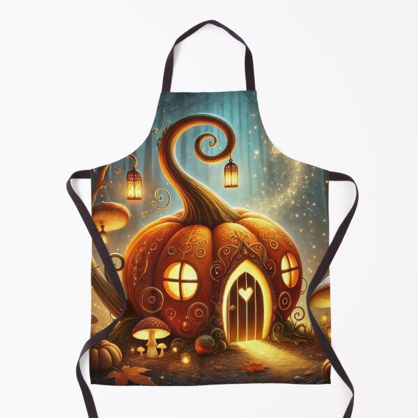 Item preview, Magical Pumpkin Fairy House - Whimsical Autumn designed and sold by Feathers & Futhark.