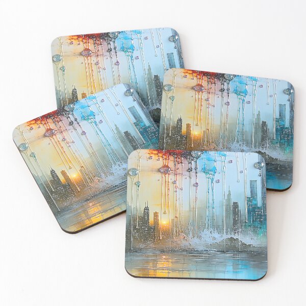 Item preview, Radiant City Harmony at Dusk designed and sold by PanoramaPrints.