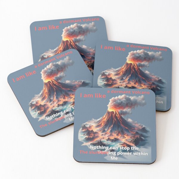 Item preview, I am like a dormant volcano, I am like a volcano, dormant volcano, typography, he, she, power, Powerful volcano.,  designed and sold by 2012DreamVision.