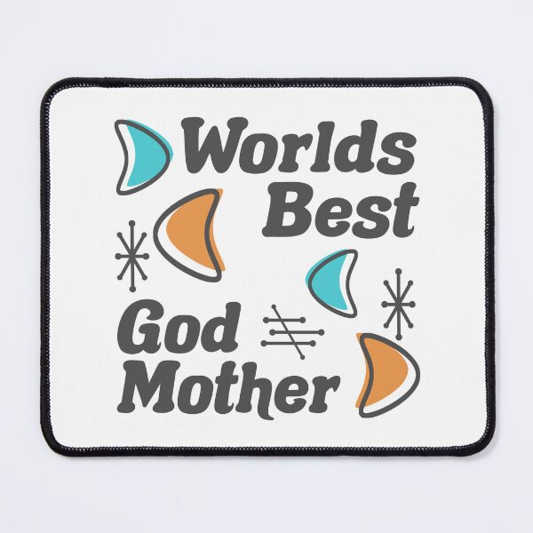 Item preview, Worlds Best Godmother Retro Style designed and sold by thepixelgarden.