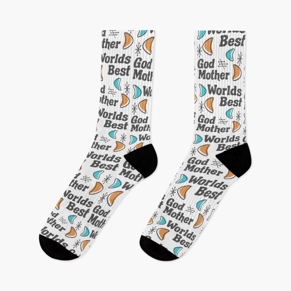 Item preview, Worlds Best Godmother Retro Style designed and sold by thepixelgarden.