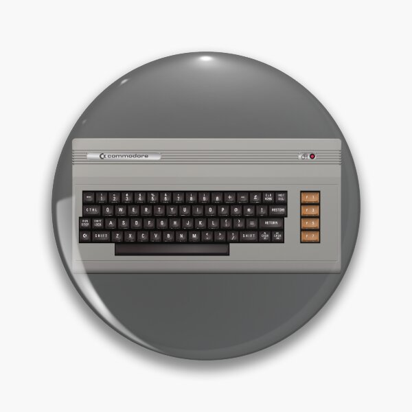 Item preview, Commodore 64 Full Computer - Version 1 - Silver Badge designed and sold by ABSTRACT-IVISM.