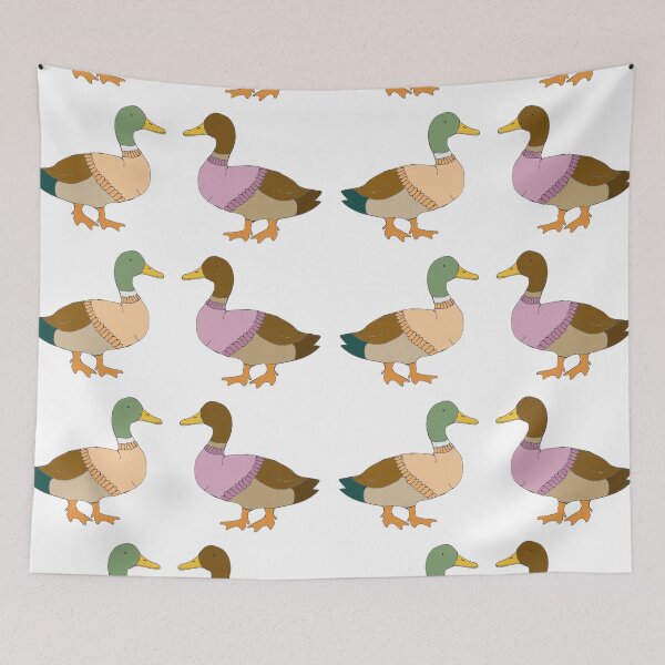 Item preview, Mallard Duck Couple in Sweaters designed and sold by Sweet-Stitches.