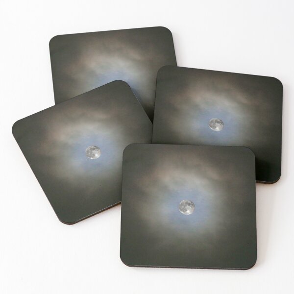 Item preview, Full moon and clouds designed and sold by Leighton Collins.