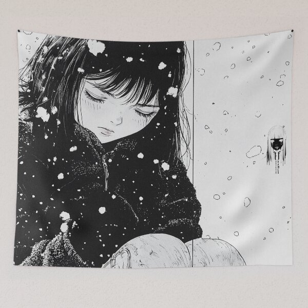 Item preview, frozen tears  - melancholic christmas art  designed and sold by ForsakenFrames.