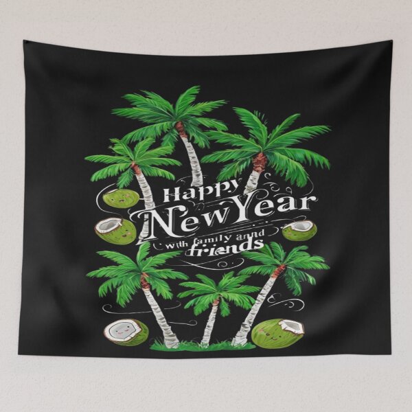 Item preview, Happy New Year with family and friends designed and sold by thechoice1.