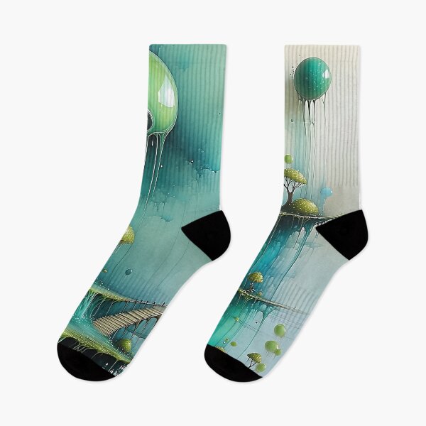 Item preview, Enchanted Islands Glow Blue designed and sold by PanoramaPrints.