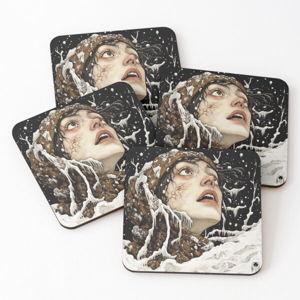 Item preview, Frozen Snow  - melancholic winter art  designed and sold by ForsakenFrames.