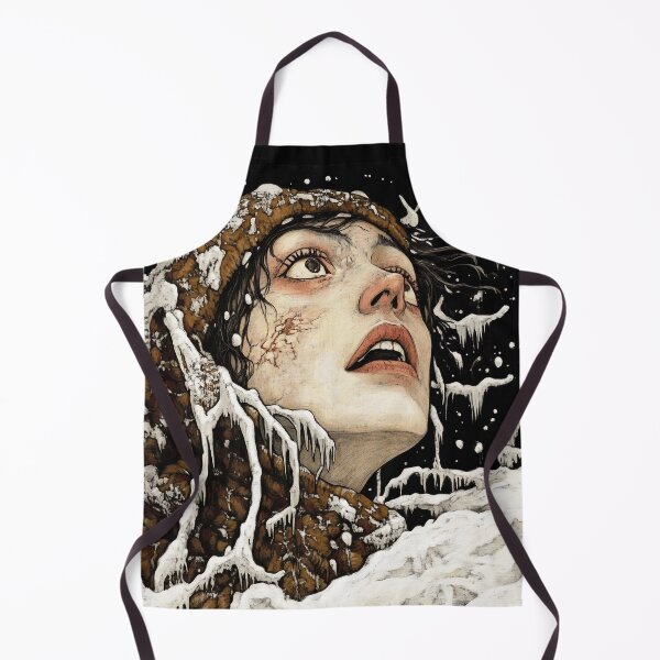 Item preview, Frozen Snow - melancholic winter art designed and sold by ForsakenFrames.