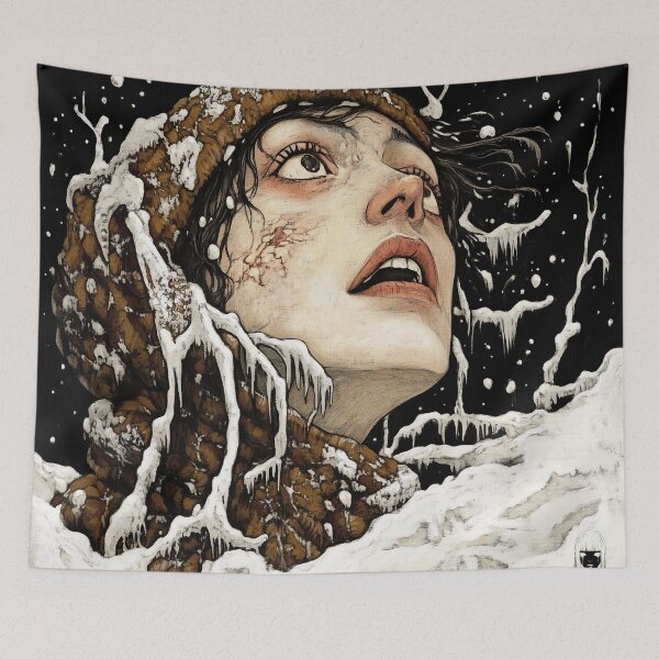 Item preview, Frozen Snow  - melancholic winter art  designed and sold by ForsakenFrames.