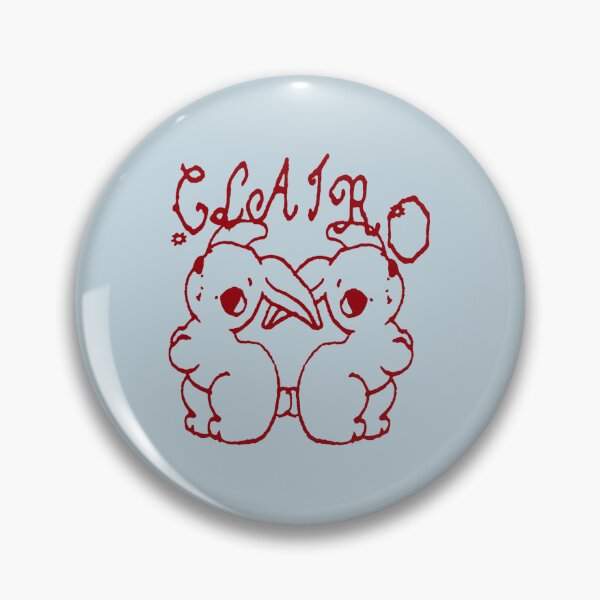 Item preview, Clairo Charm Twin Bunnies Cartoon Drawing Red designed and sold by aestheticqueen.