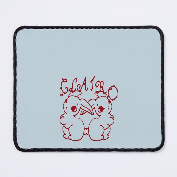 Item preview, Clairo Charm Twin Bunnies Cartoon Drawing Red designed and sold by aestheticqueen.