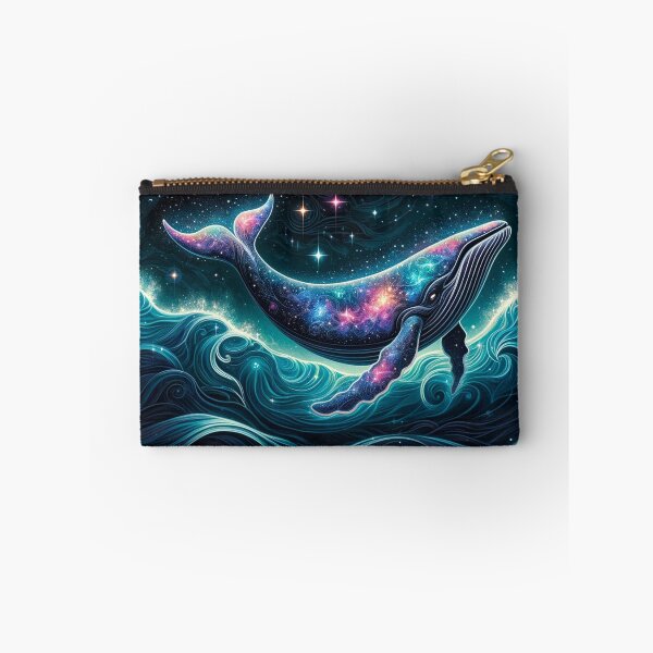 Item preview, Cosmic Whale Swimming in a Starlit Ocean designed and sold by Feathers & Futhark.