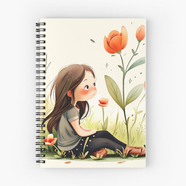 Item preview, Girl Sitting in a Field of Flowers designed and sold by FlauntYourself.