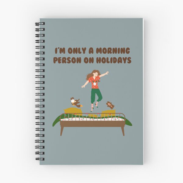 Item preview, I'm Only a Morning Person on Holidays designed and sold by CLUshop.