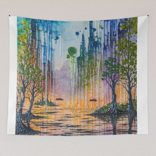 Item preview, Serene Flight: Birds & Urban Lake designed and sold by PanoramaPrints.