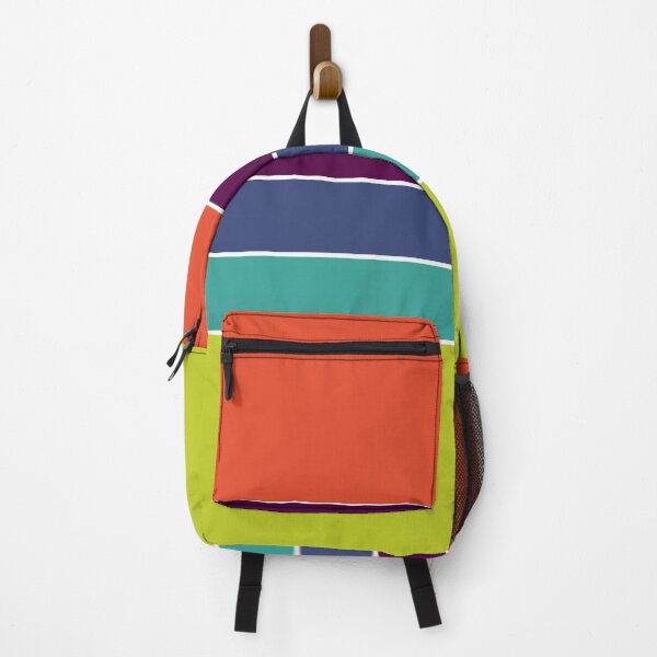 Item preview, Vivid Colorful 70s Vintage Retro Stripes designed and sold by Deutschic.