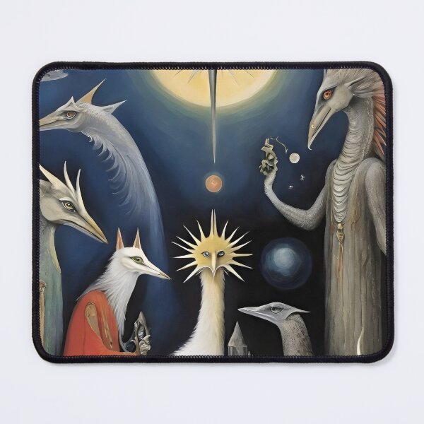 Item preview, Mystical Cosmic Creatures – Surreal Astral Art designed and sold by Pastel-Pulse.