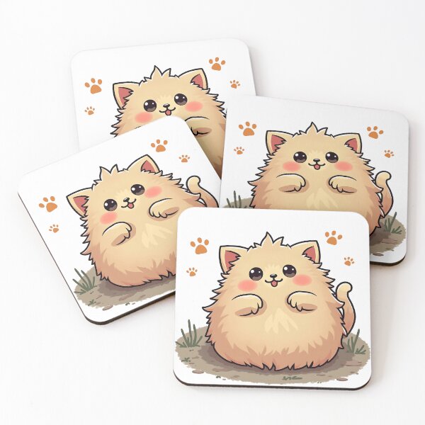 Item preview,  Fluffy Cat Illustration designed and sold by RobertHun.
