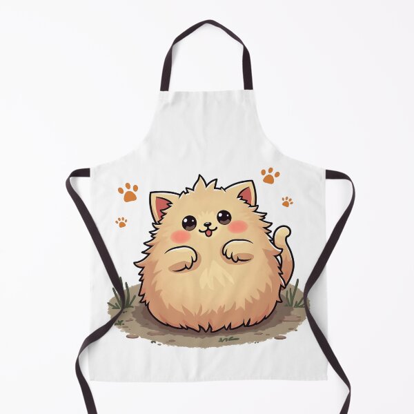 Item preview, Fluffy Cat Illustration designed and sold by RobertHun.