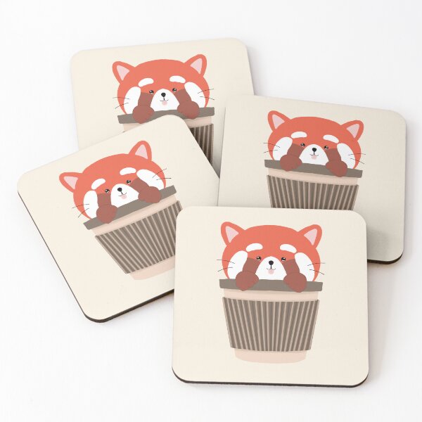 Item preview, Red Panda Coffee Cup designed and sold by IsobelStudio.
