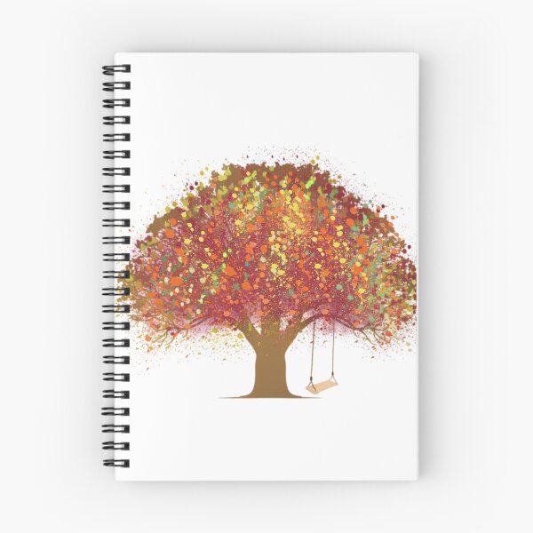 Item preview, TREE IN THE FALL WITH ROPE SWING designed and sold by TaraPen.