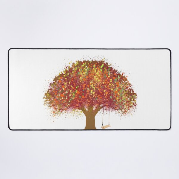 Item preview, TREE IN THE FALL WITH ROPE SWING designed and sold by TaraPen.