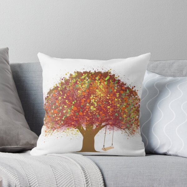 Item preview, TREE IN THE FALL WITH ROPE SWING designed and sold by TaraPen.