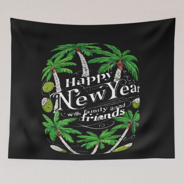 Item preview,  Happy New Year with family and friends designed and sold by thechoice1.