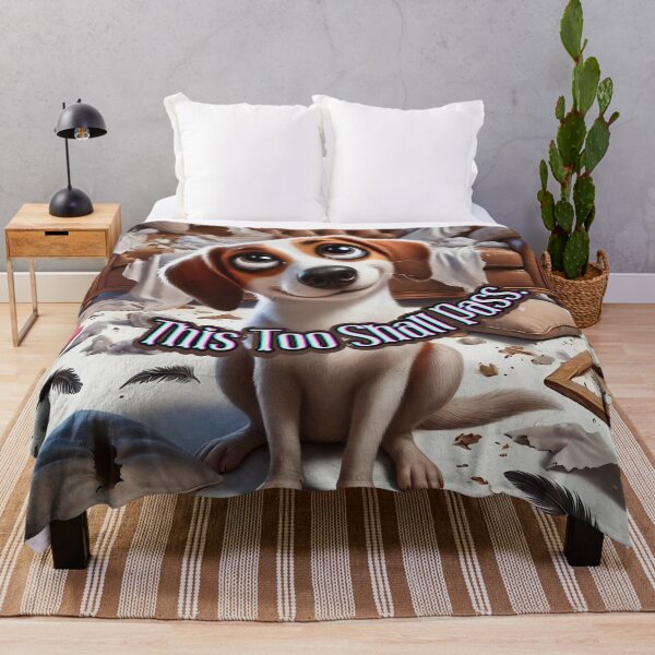 Item preview, This Too Shall Pass – Funny Dog Chaos Design designed and sold by gleefulme.