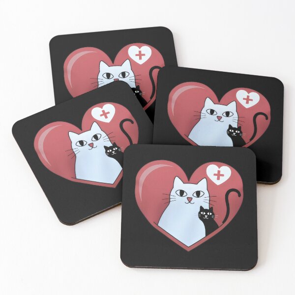 Item preview, Heartwarming Cat Love with Heart and Cross – Feline Compassion designed and sold by Cherry-Cat.
