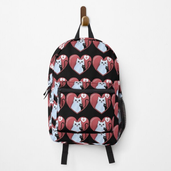 Item preview, Heartwarming Cat Love with Heart and Cross – Feline Compassion designed and sold by Cherry-Cat.