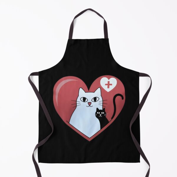 Item preview, Heartwarming Cat Love with Heart and Cross – Feline Compassion designed and sold by Cherry-Cat.