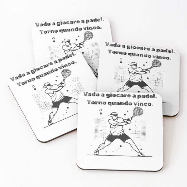 Item preview, Vado a Giocare a Padel. Torno Quando Vinco - Padel T-Shirt designed and sold by angelaaiproject.