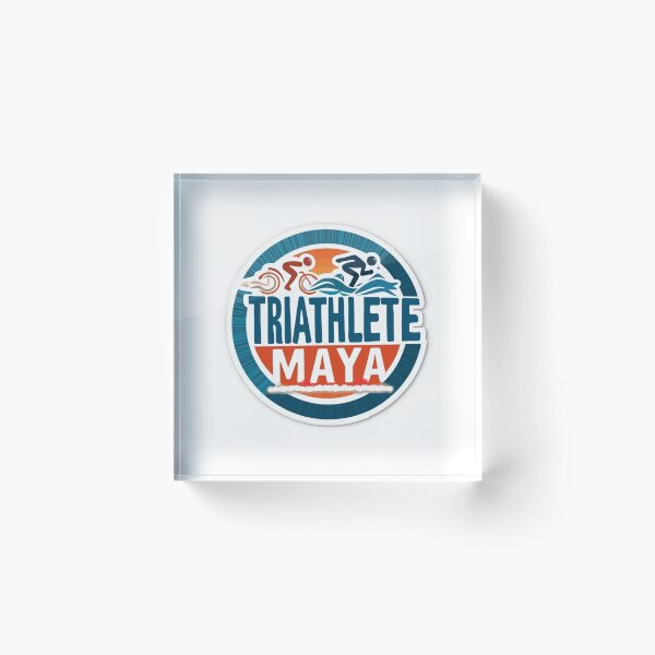 Item preview, Dynamic Triathlete Maya - Swim, Bike, Run designed and sold by Triathlongram.
