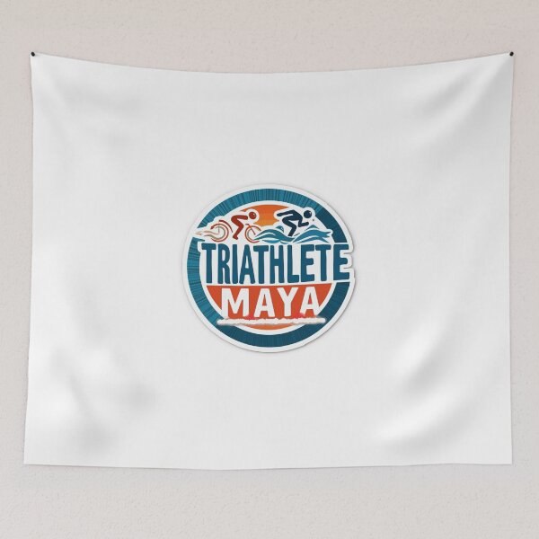 Item preview, Dynamic Triathlete Maya - Swim, Bike, Run designed and sold by Triathlongram.