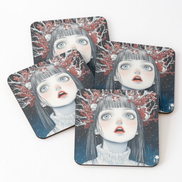 Item preview, Lady winter – christmas art designed and sold by ForsakenFrames.