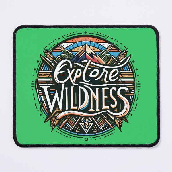 Item preview, Explore wildness, typography designed and sold by maxmaj.