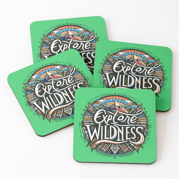 Item preview, Explore wildness, typography designed and sold by maxmaj.