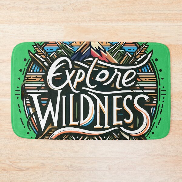 Item preview, Explore wildness, typography designed and sold by maxmaj.