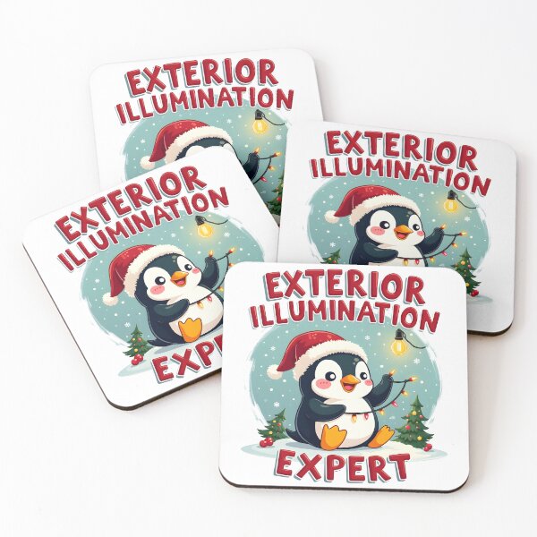 Item preview, Kawaii Penguin Exterior Illumination Expert Christmas Light Decorator designed and sold by Leonardo Palumbo.