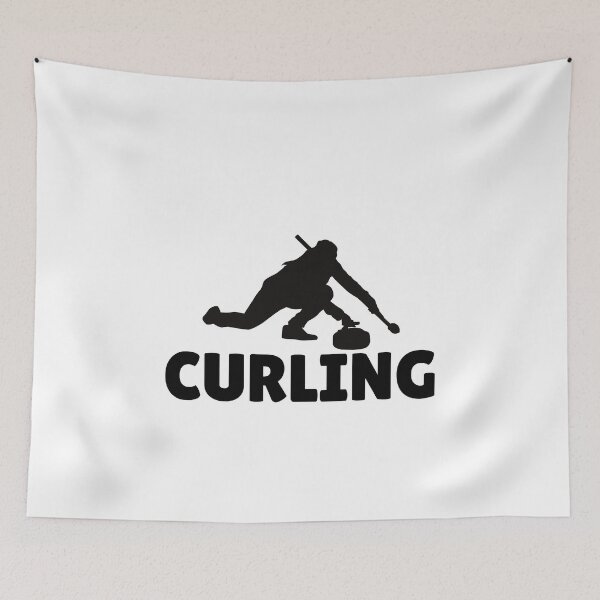 Item preview, CURLING (2) - BLACK designed and sold by ArtsyCity.