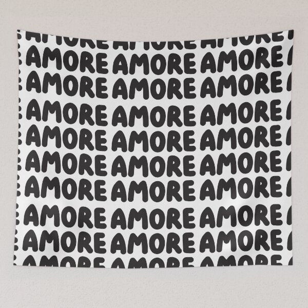 Item preview, Amore | Black Love Cute Typo Word designed and sold by MarleneCanto.