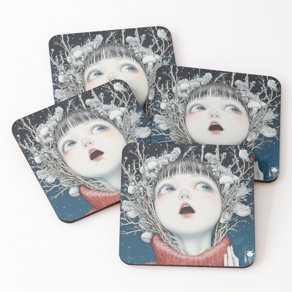 Item preview, Lady winter – christmas art designed and sold by ForsakenFrames.